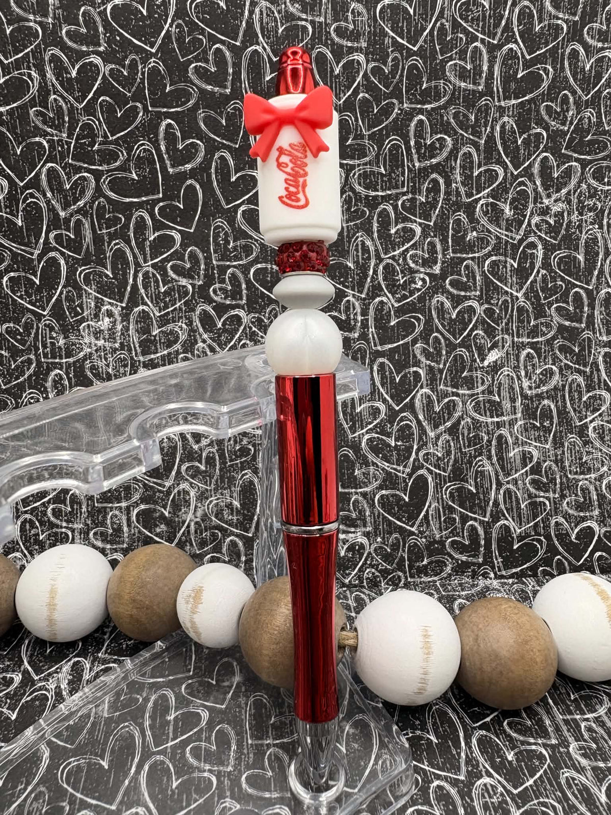 Cola Themed Beaded Ink Pen