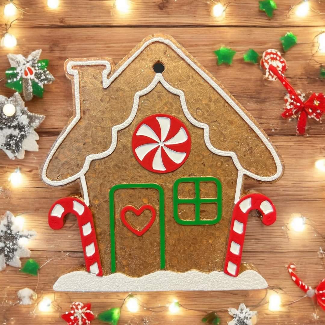 Gingerbread House Freshie - Scented in Gingerbread