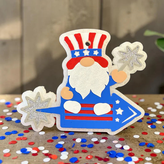 INSTOCK - Firecracker Gnome Freshie - Scented in Sweet Watermelon