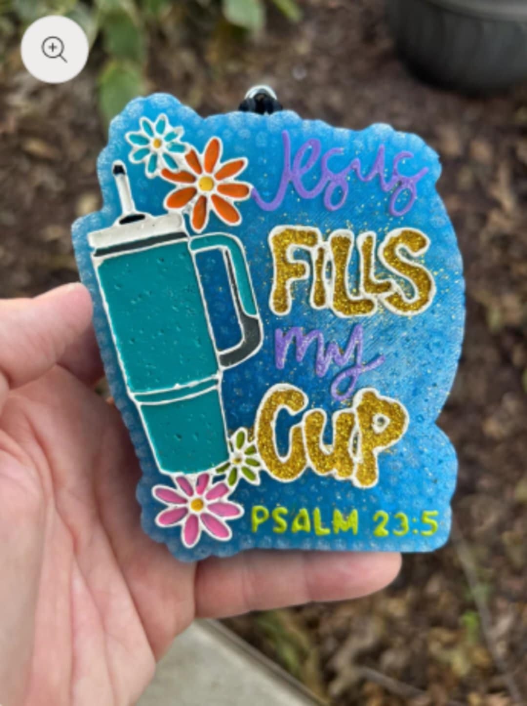 Jesus Fills my Cup Freshie - Scented in Baja Cactus