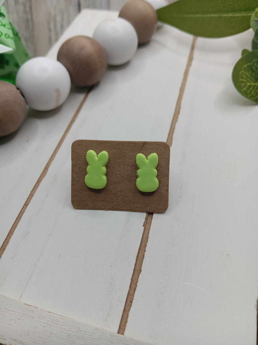 Green Peep Earrings