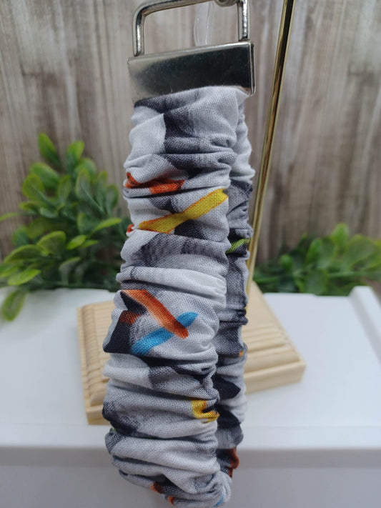 Tennis Scrunchie Style Wristlet