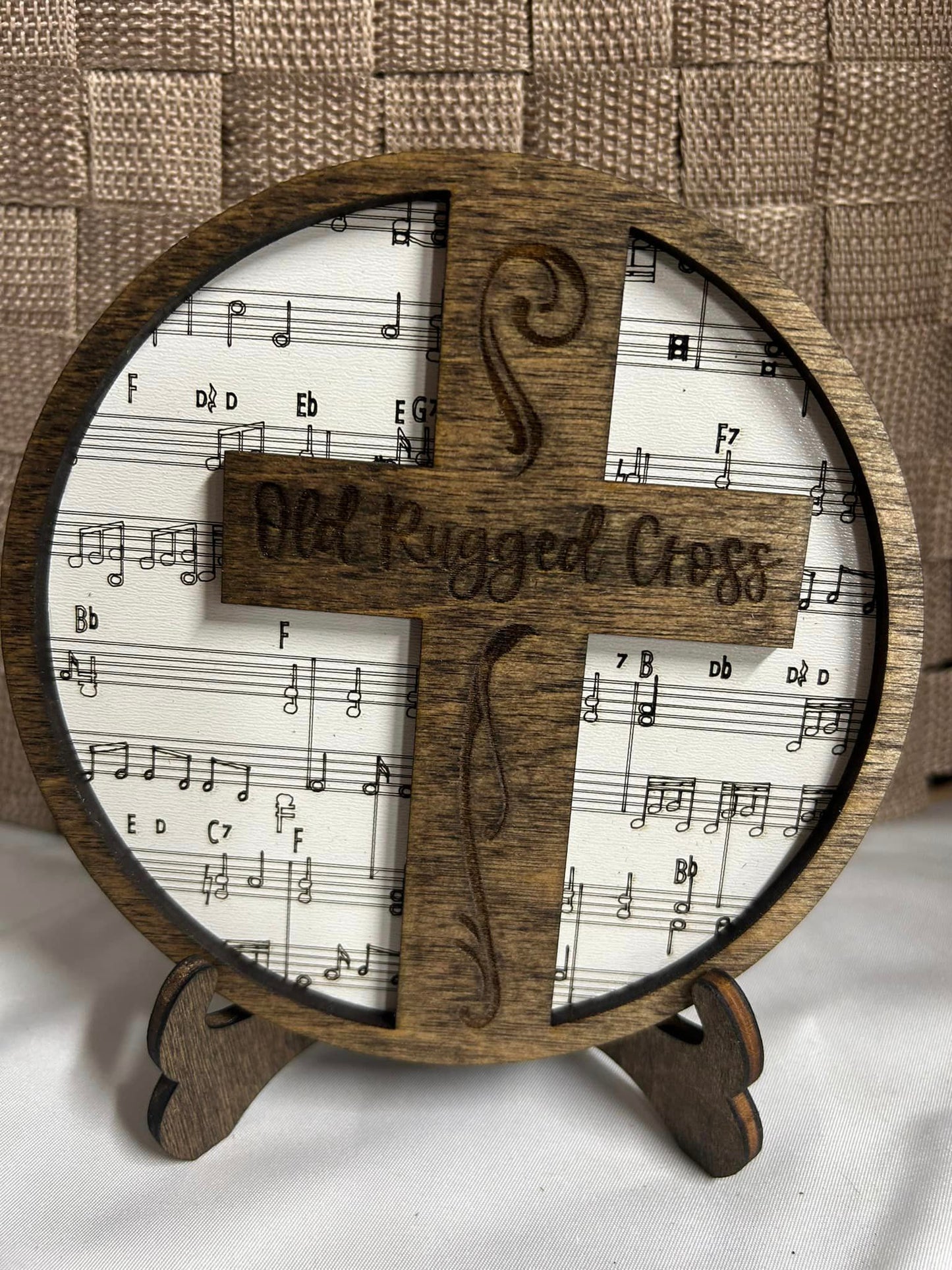 Old Rugged Cross Wooden Sign
