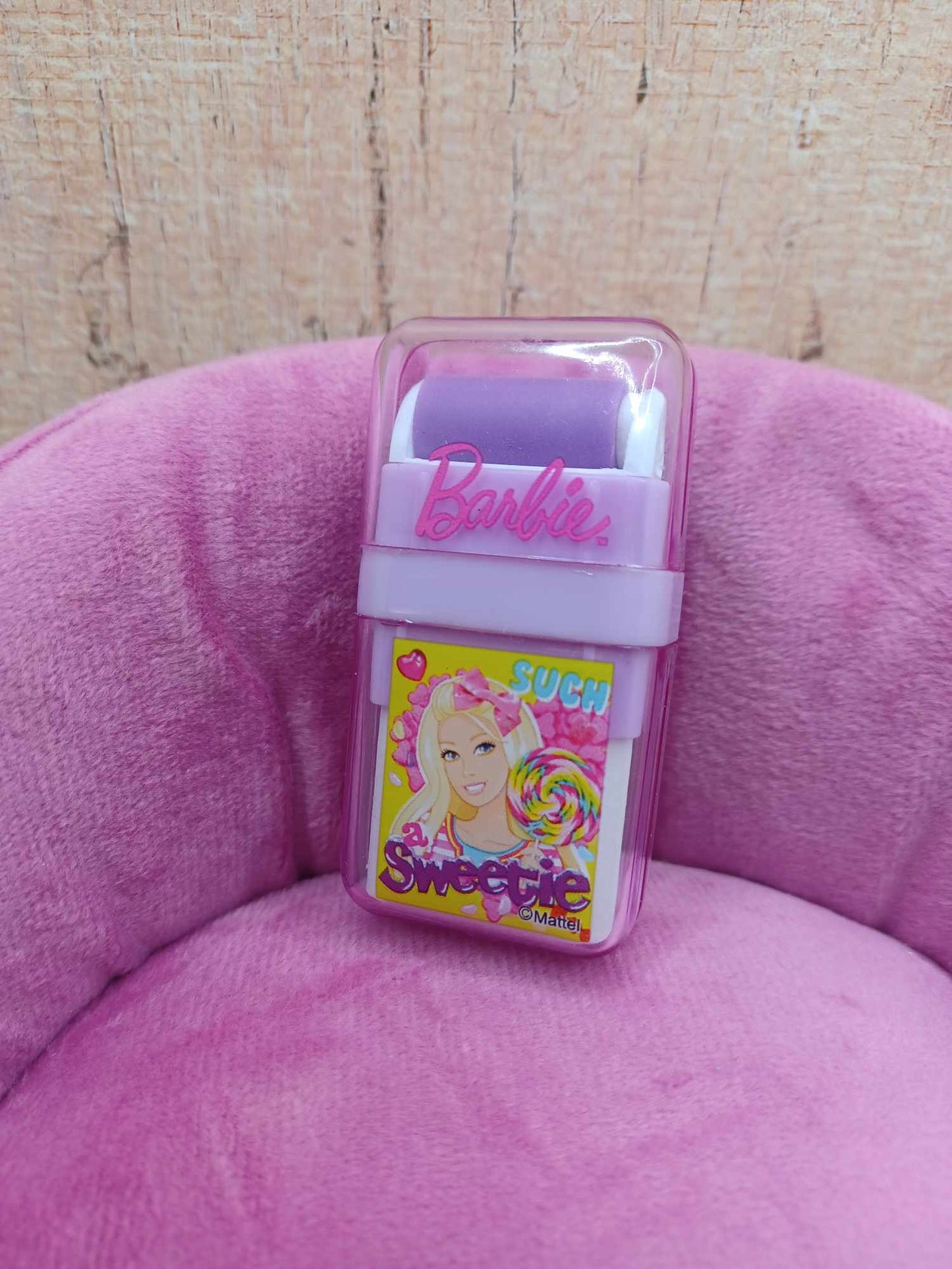 Pink Doll Themed Eraser - with cap