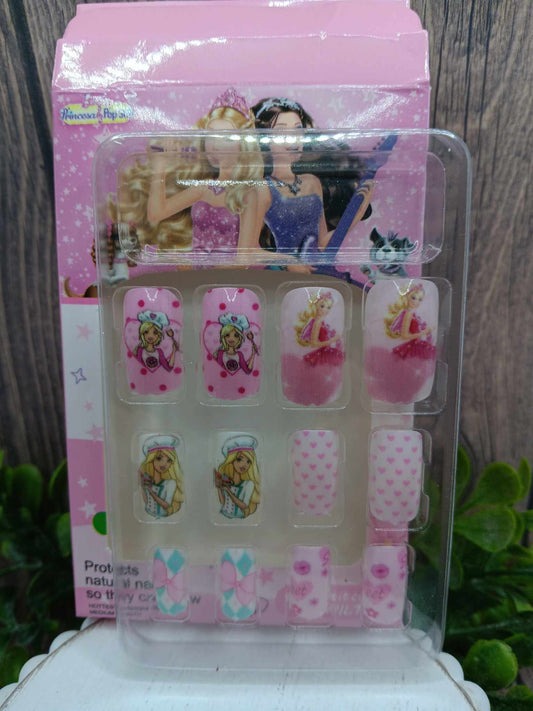 Little Girl's Doll Themed Nail Set - Set #2
