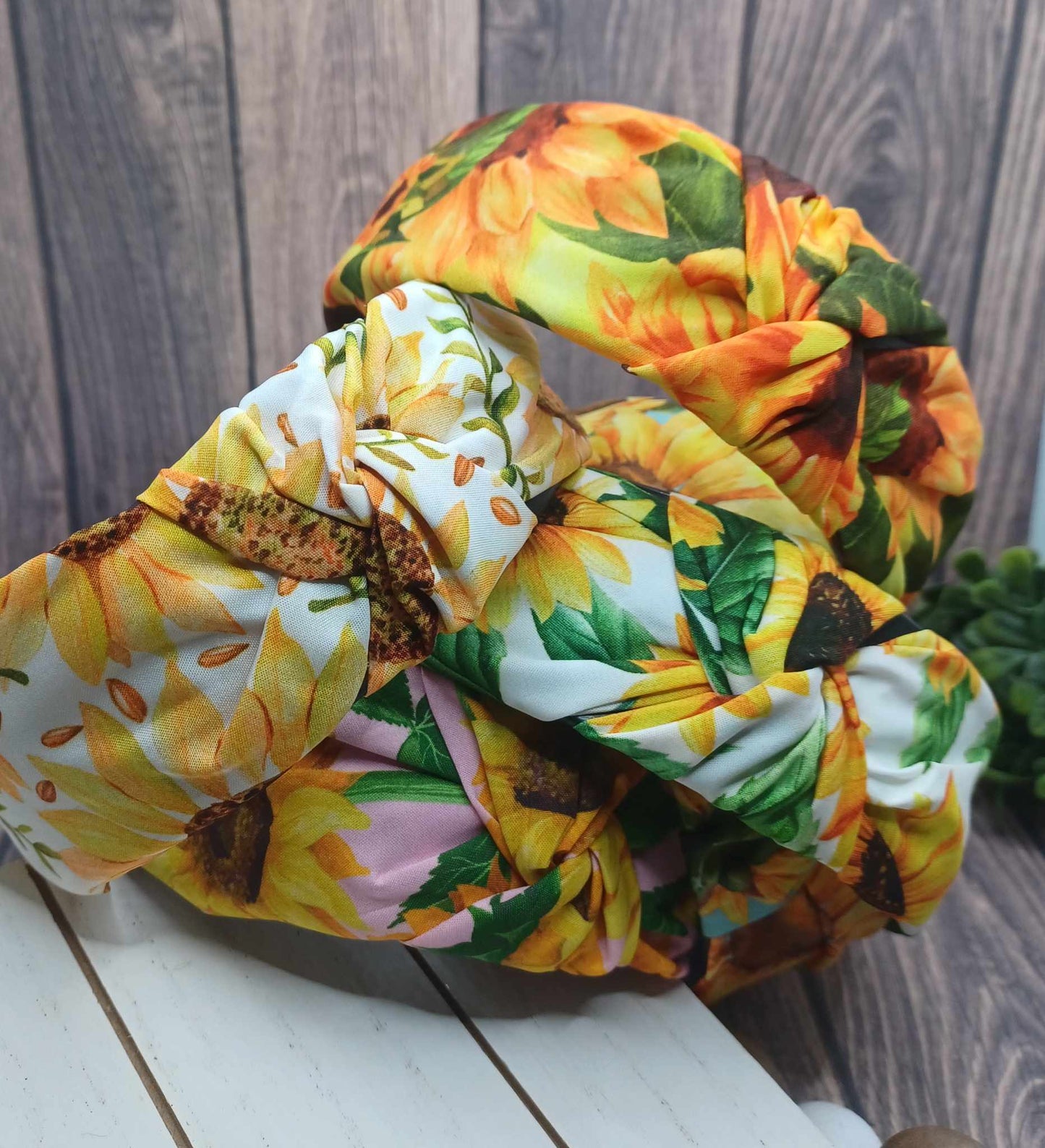 Sunflower Headband - Black