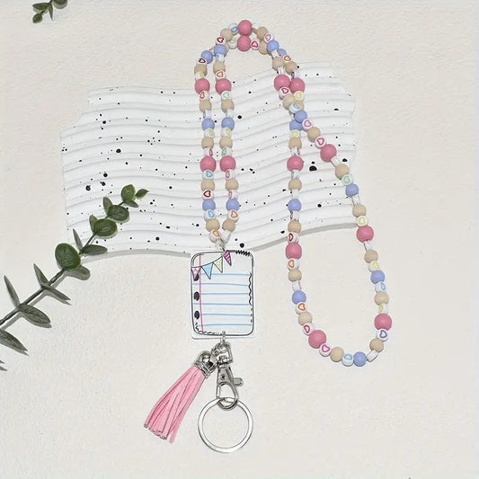 Beaded Teacher Lanyard