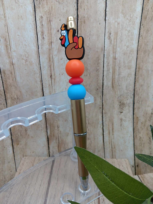 Turkey Beaded Ink Pen