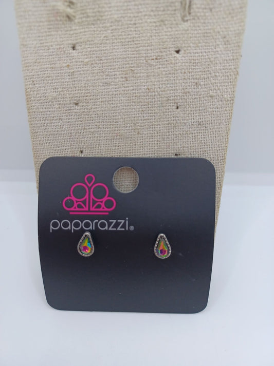 Teardrop Oil Spill Earrings