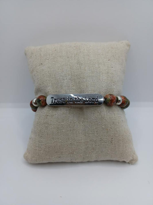 Brown/Multi "Trust in the Lord" Bracelet