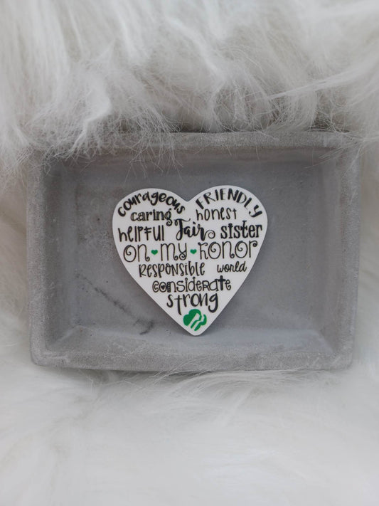 On my Honor Character Traits Magnet