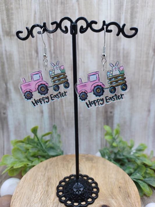 Hoppy Easter Tractor w/ Easter Bunny