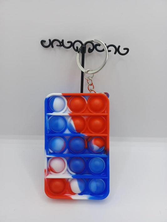 Red, White, & Blue Keychain Pop-It