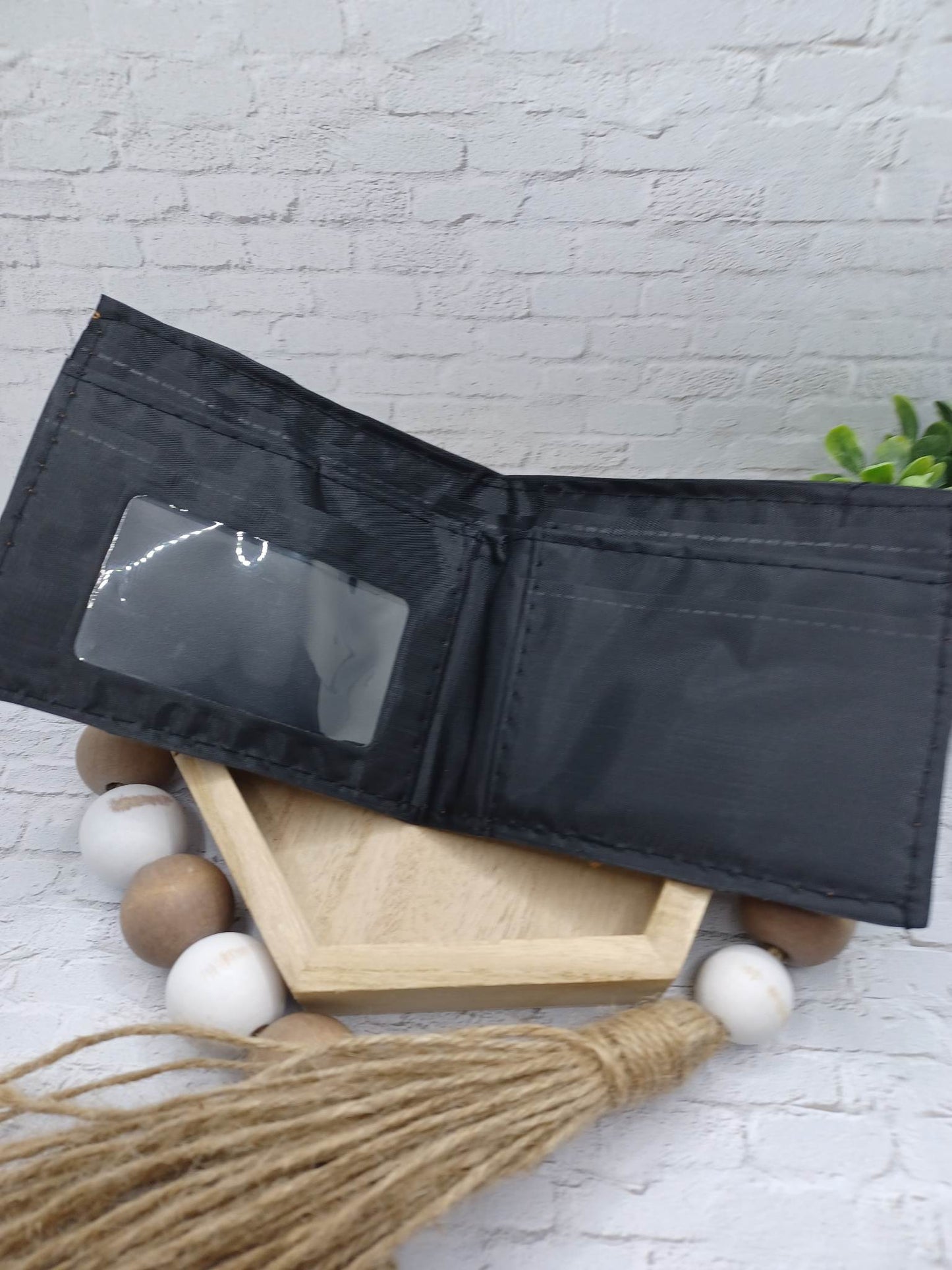 Brown Stitched Wallet
