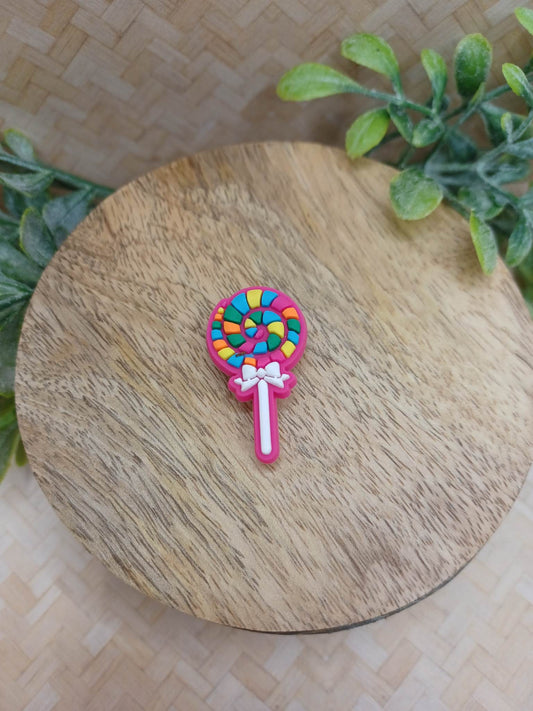 Pink Sucker Shoe Charm Accessory