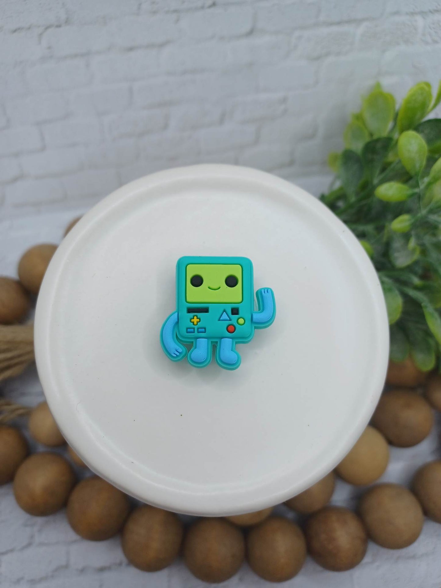 Blue Game System Shoe Charm Accessory