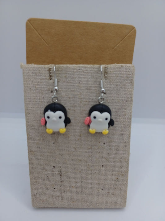 Penguin Earrings