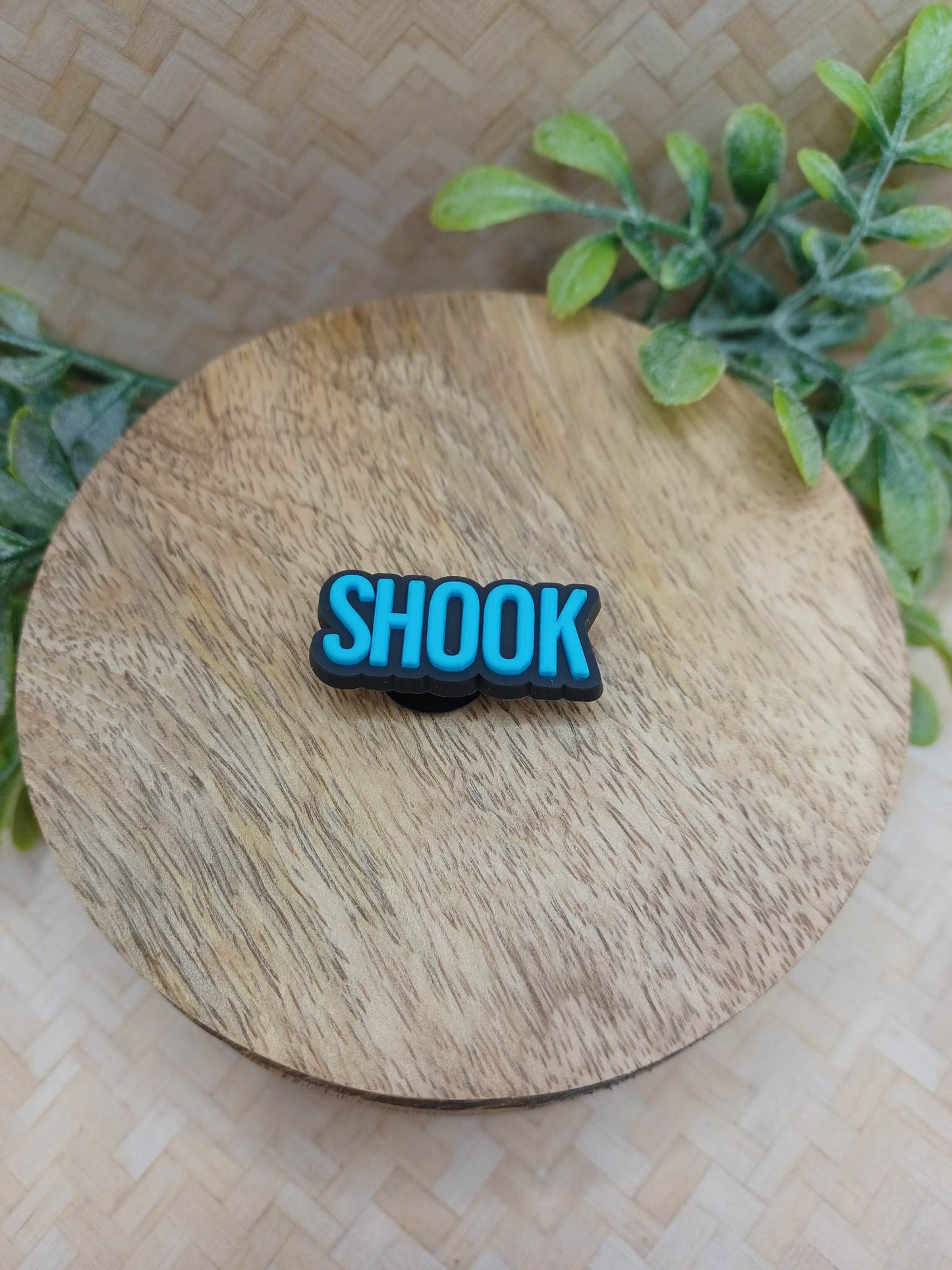 Blue "Shook" Shoe Charm Accessory
