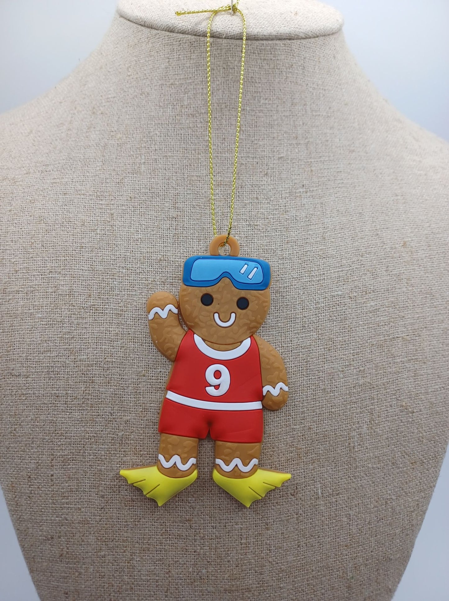 Gingerbread Swimmer Ornament