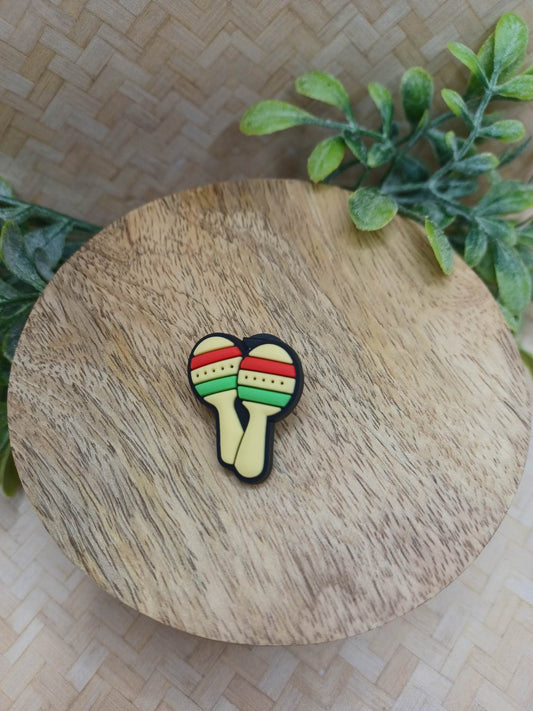 Maracas Shoe Charm Accessory