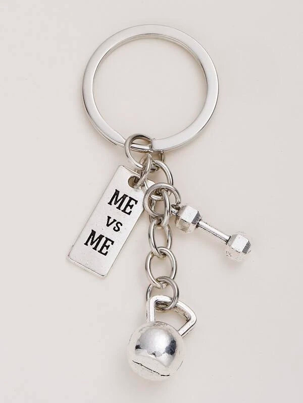 Me Vs Me Keychain
