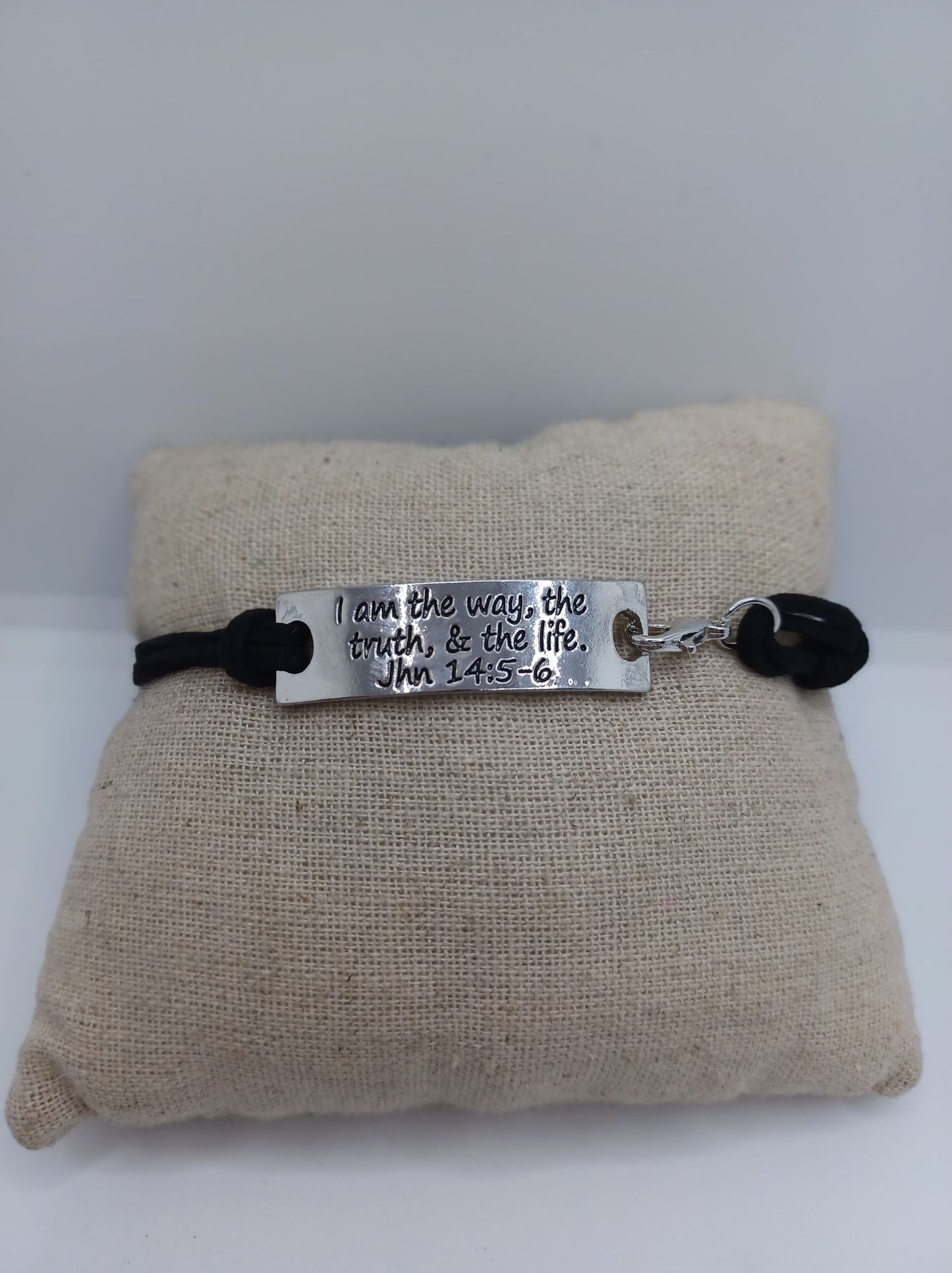 I am the way, the truth, & the life Jhn 14:5-6 Inspirational Bracelet