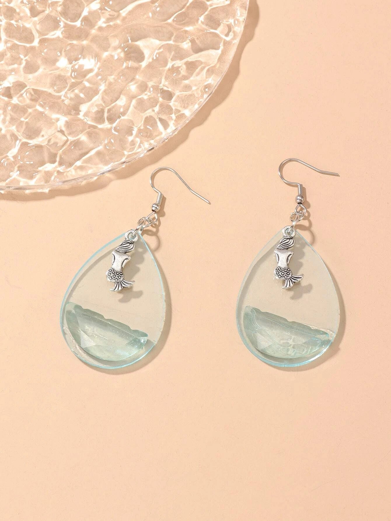 Mermaid Acrylic Style Earrings