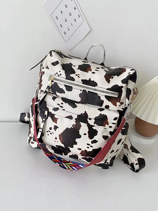 PREORDER - Cow Print Backpack