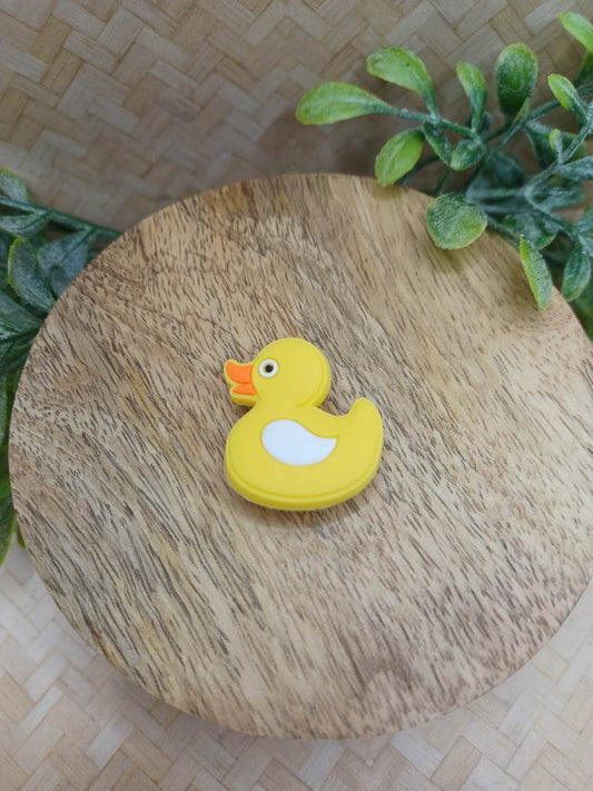 Yellow Rubber Ducky Shoe Charm Accessory