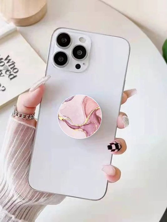 Pink Marble Mobile Phone Accessory