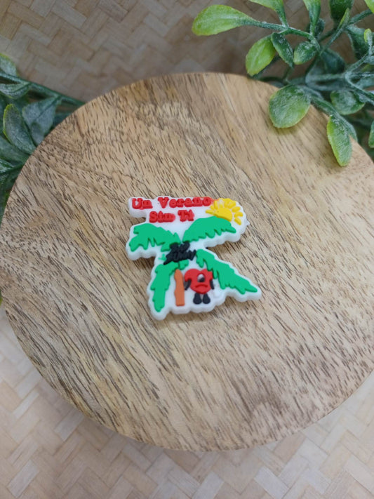 Beach Scene Shoe Charm Accessory