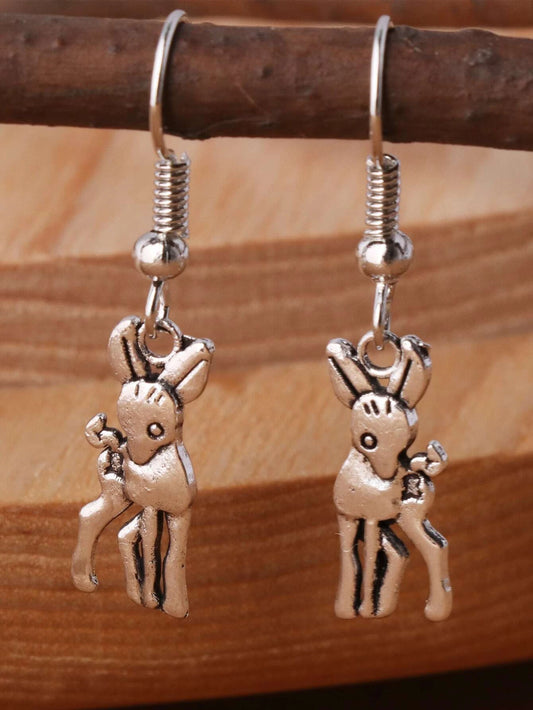 Dainty Reindeer Earrings