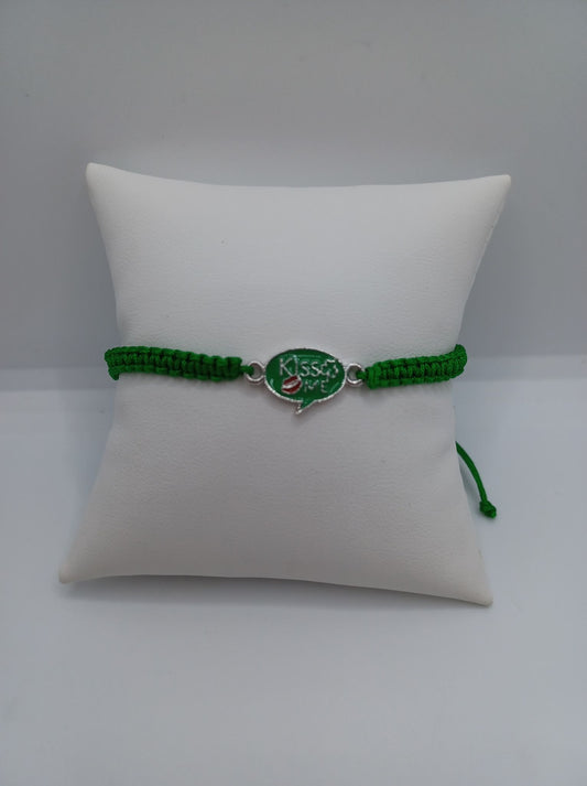 Green Kiss Me Bracelet