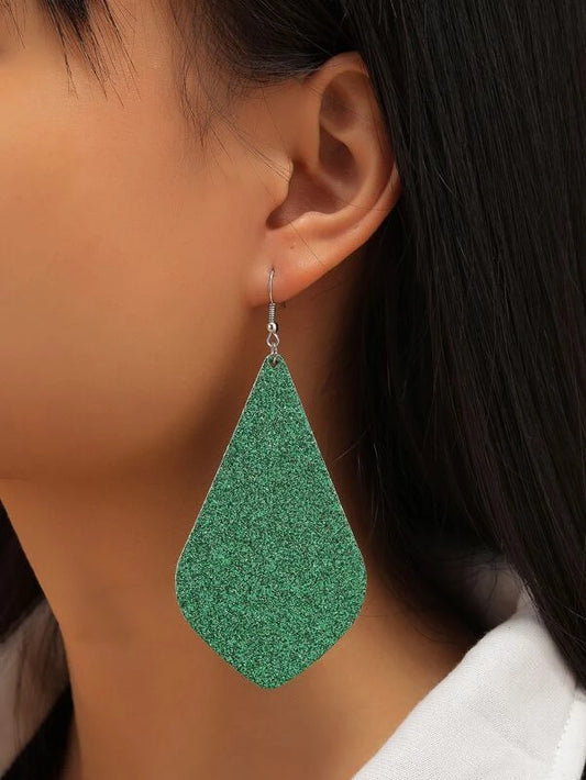 Glitter Geometric Earrings