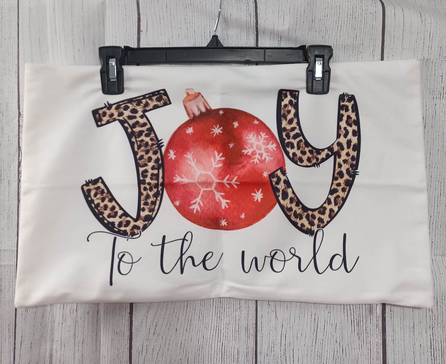 Joy to the World Lumbar Pillow Cover