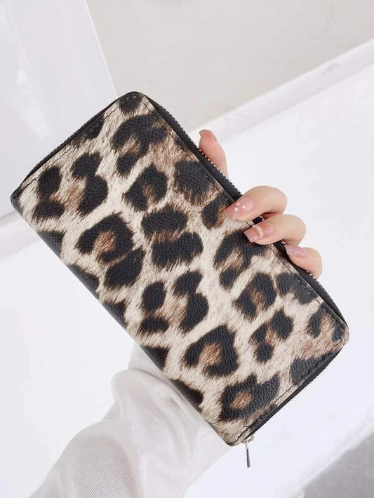 Leopard Leather Style Wallet