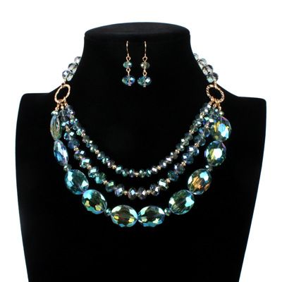Blue Statement Necklace
