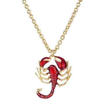 Red Scorpion Necklace