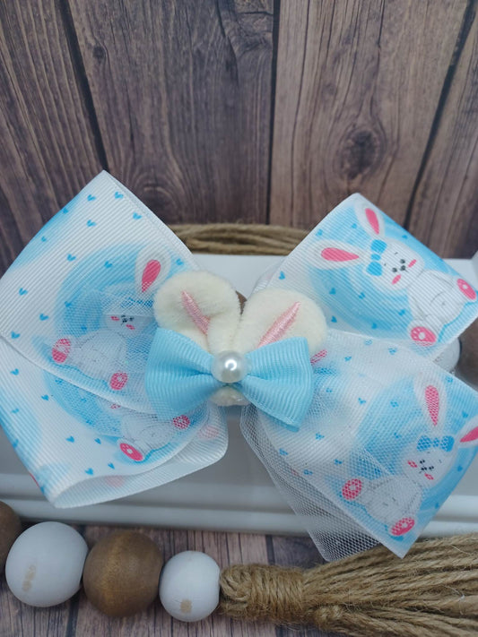 Blue Bunny Rabbit Hair Accessory