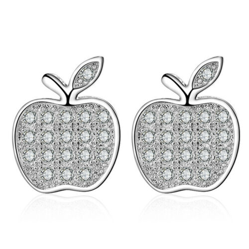 Dainty Apple Earrings
