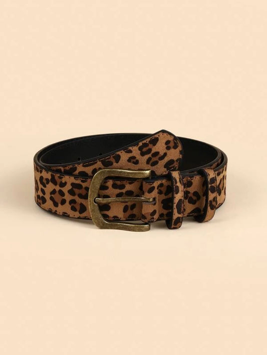 Leopard Print Belt