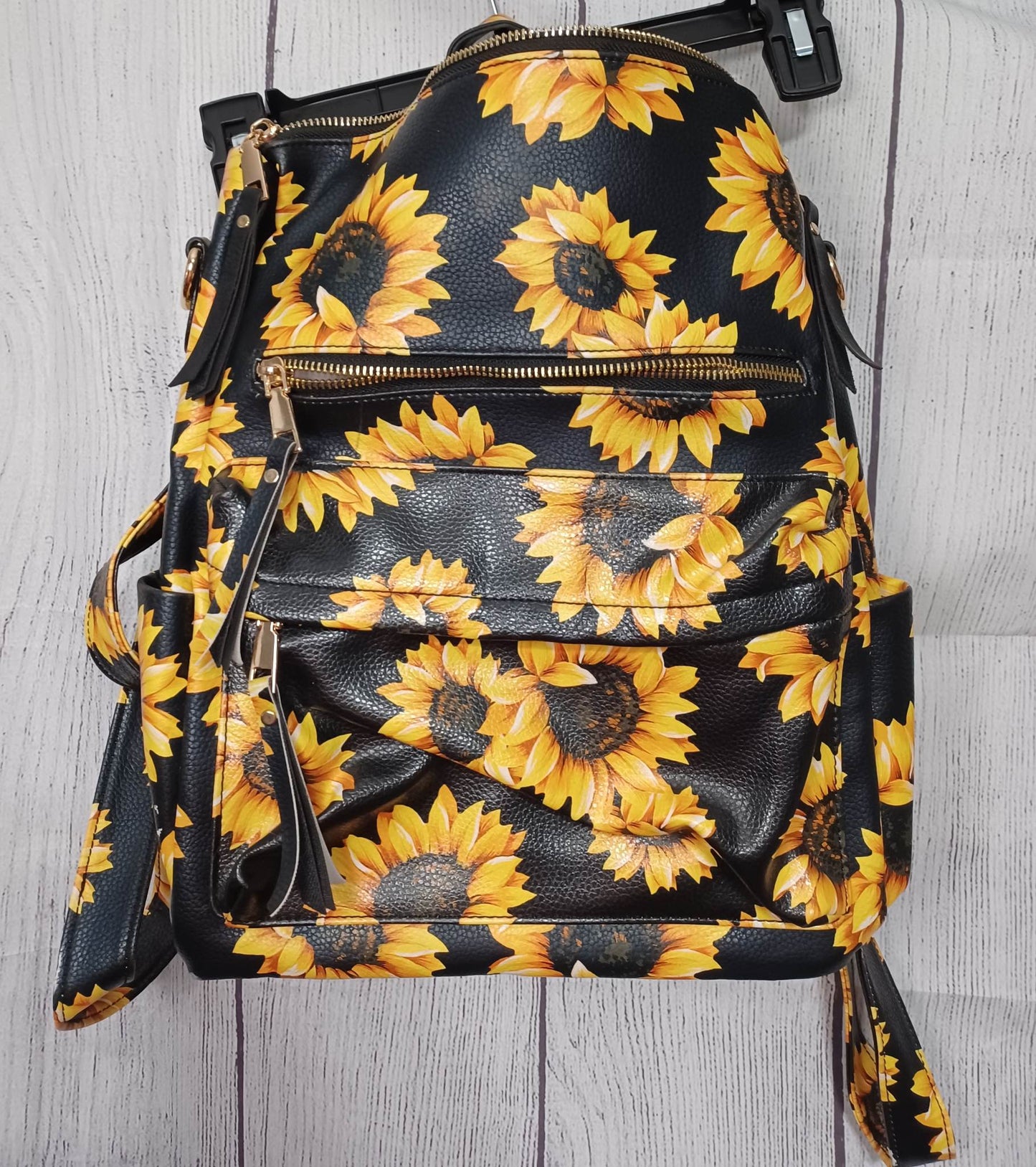 Sunflower Leather Style Backpack