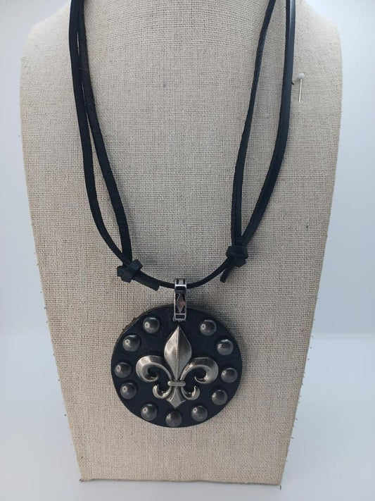 Fleur De Lis Adjustable Necklace