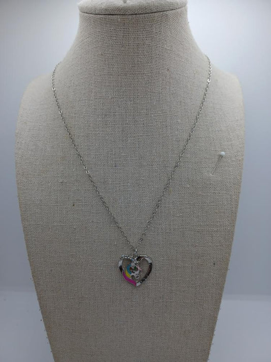 Unicorn Heart Necklace