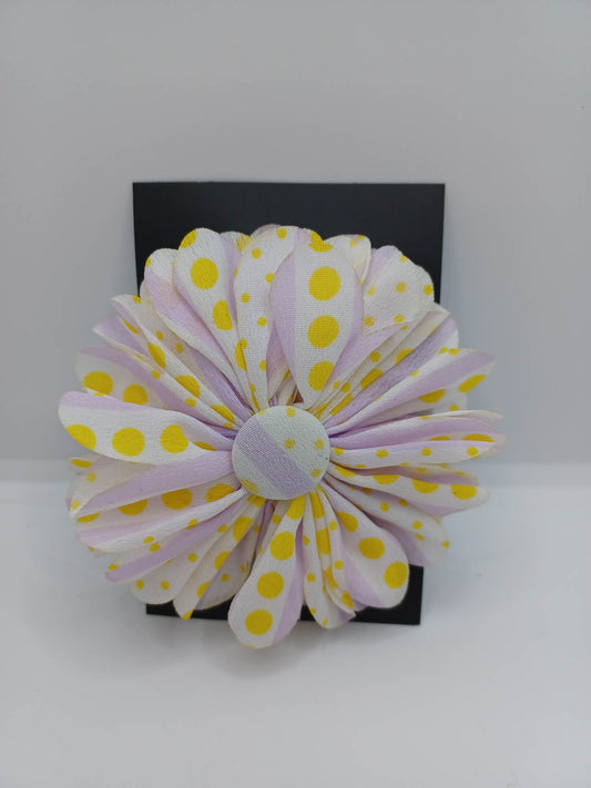 Purple, White & Yellow Hair Accessory