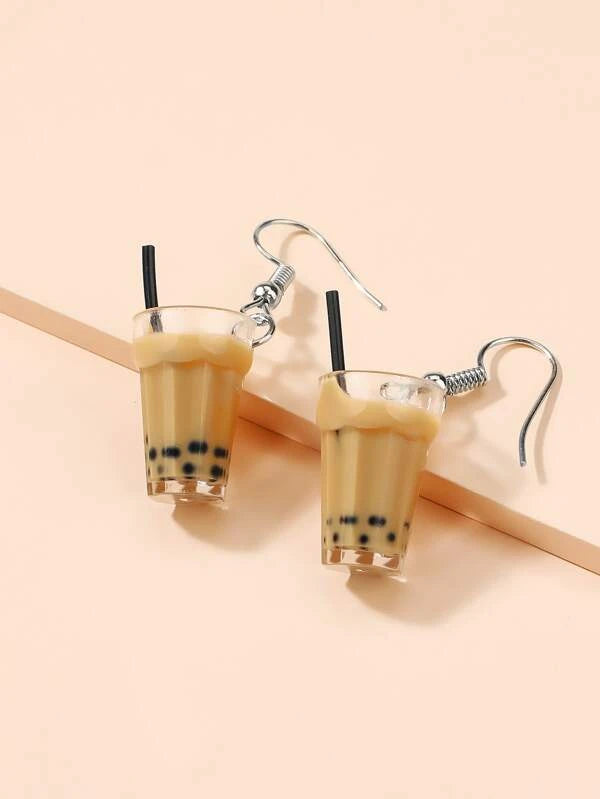 Boba Tea Earrings