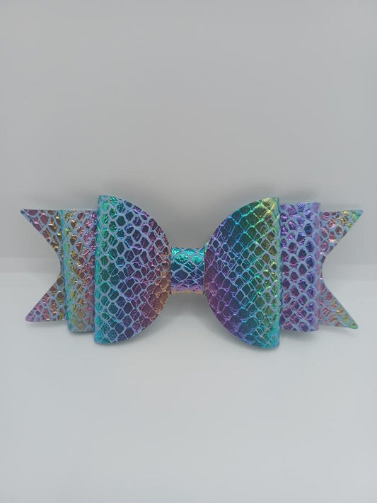 Purple Mermaid Hair Bow