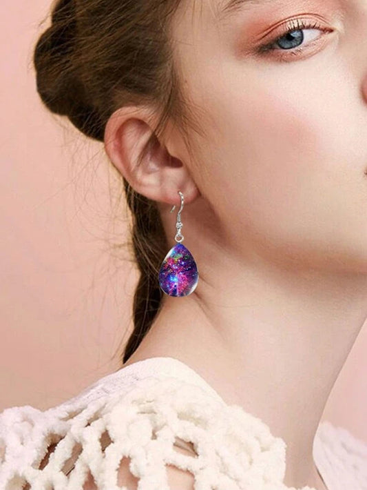 Galaxy Teardrop Earrings