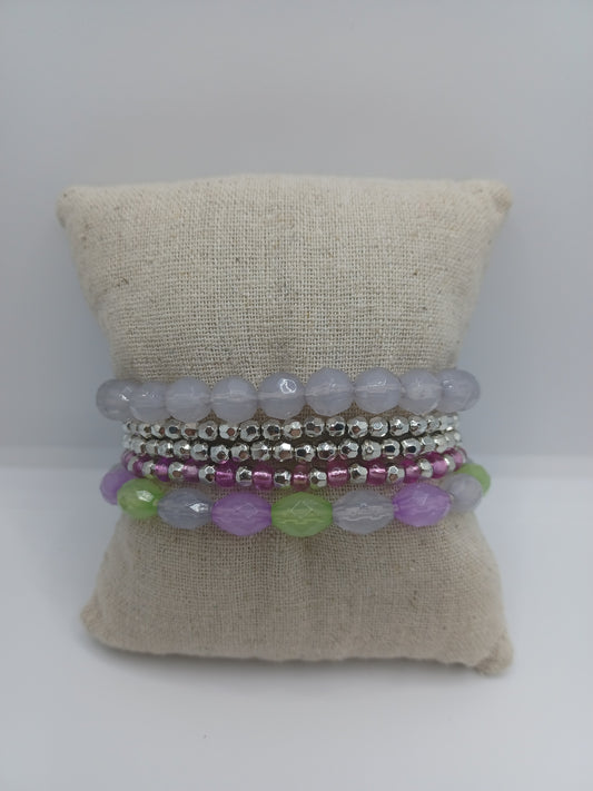 Purple Bracelet Set