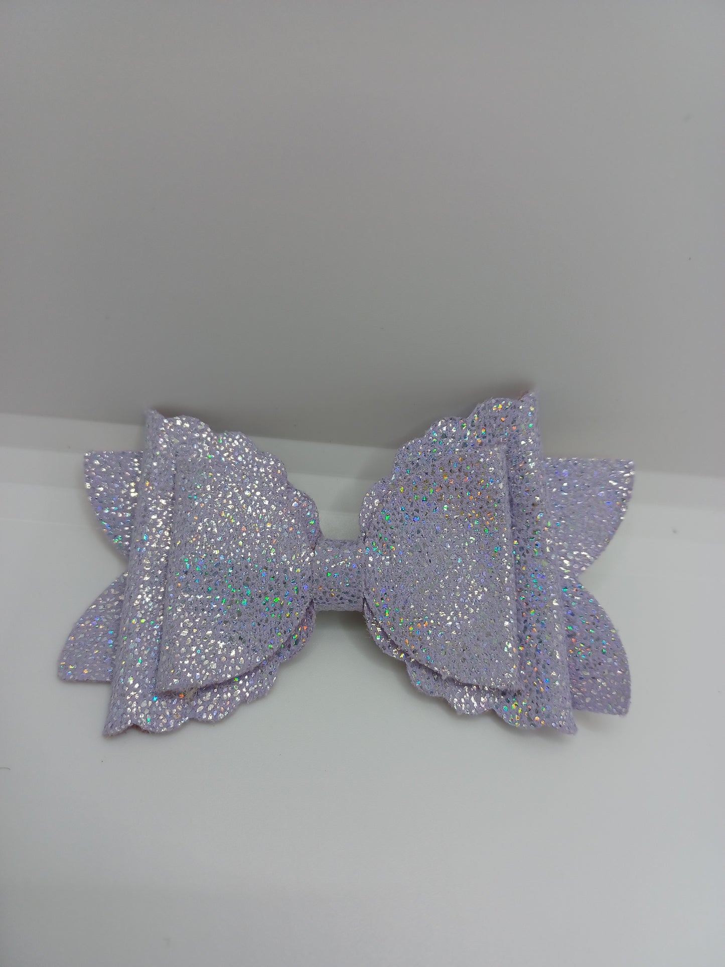Purple Glitter Hair Clip